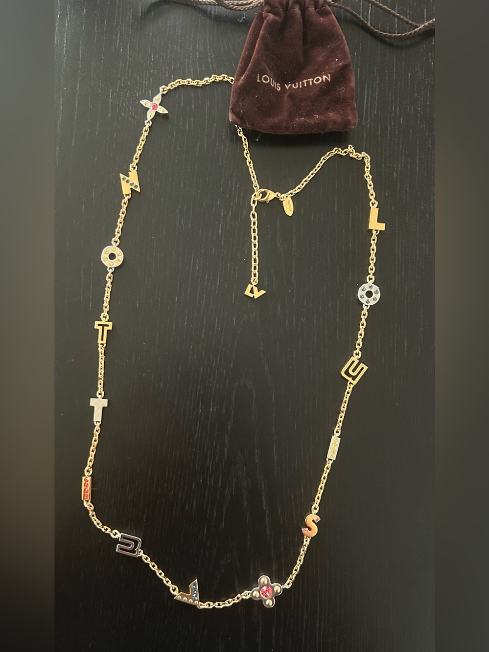 Louis Vuitton Love Letter Necklace - Picture 6 of 6
